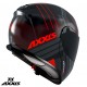 Casca modulabila Axxis model Gecko SV Epic B5 rosu fluor mat (ochelari soare integrati)