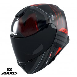 Casca modulabila Axxis model Gecko SV Epic B5 rosu fluor mat (ochelari soare integrati) Casca modulabila Axxis model Gecko SV Epic B5 rosu fluor mat (ochelari soare integrati)