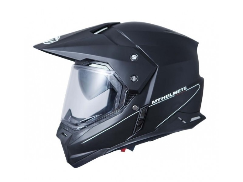 Casca off road motociclete MT Synchrony Duo Sport negru mat cu viziera (ochelari soare integrati) Casca off road motociclete MT Synchrony Duo Sport negru mat cu viziera (ochelari soare integrati)