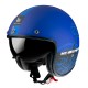 Casca open face MT Le Mans 2 SV Cafe Racer B7 albastru mat (ochelari soare integrati)