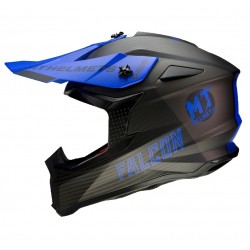 Casca off road MT Falcon System D7 albastru mat
