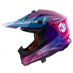 Casca off road MT Falcon System B8 roz lucios Casca off road MT Falcon System B8 roz lucios