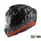 Casca integrala motociclete MT Blade 2 SV Check B2 gri/portocaliu mat (ochelari soare integrati)