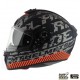 Casca integrala motociclete MT Blade 2 SV Check B2 gri/portocaliu mat (ochelari soare integrati)
