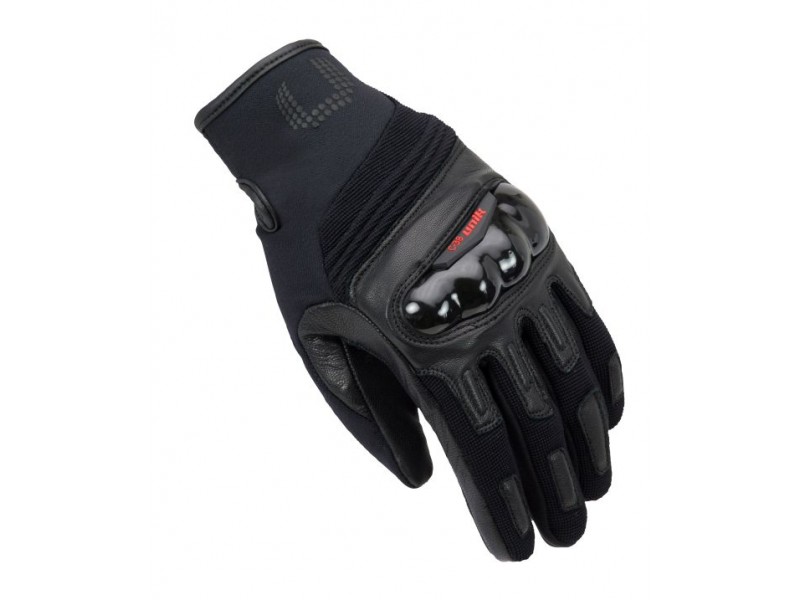 Manusi motociclete barbati piele Unik Racing model C-38 culoare: negru