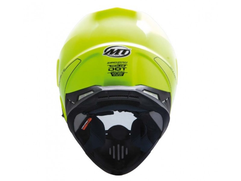 Casca off road motociclete MT Synchrony Duo Sport galben fluor lucios cu viziera (ochelari soare integrati) Casca off road motociclete MT Synchrony Duo Sport galben fluor lucios cu viziera (ochelari soare integrati)
