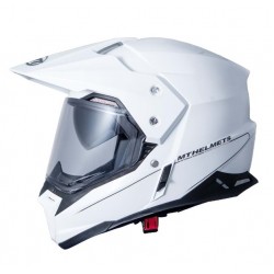 Casca off road motociclete MT Synchrony Duo Sport alb lucios cu viziera (ochelari soare integrati) Casca off road motociclete MT Synchrony Duo Sport alb lucios cu viziera (ochelari soare integrati)