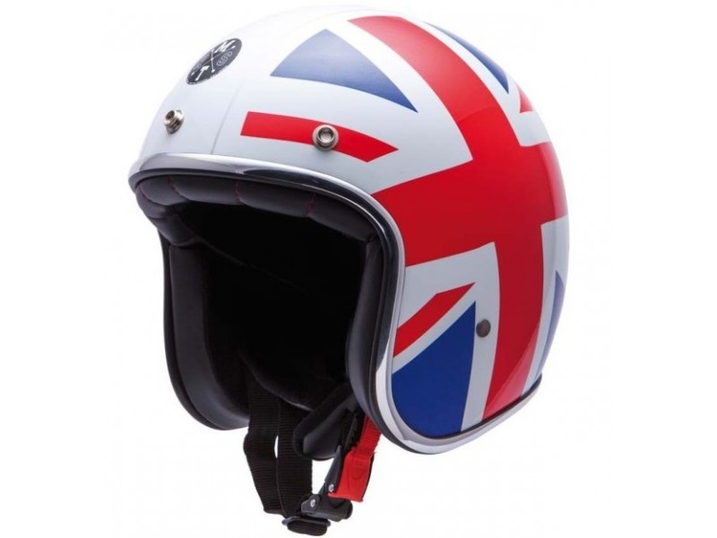 Casca open face motociclete MT Le Mans UK Flag lucios