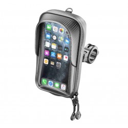 Suport telefon Interphone model Master Pro - carcasa universala cu fermoar - montaj pe ghidon - waterproof - diagonala maxima smartphone: 6.7 inch