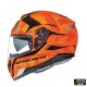 Casca modulabila motociclete MT Atom SV Divergence G1 portocaliu fluor lucios Pinlock ready (viziera tip MT-V-16)