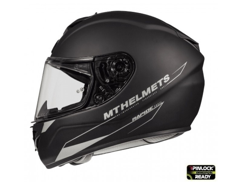 Casca integrala motociclete MT Rapide A1 negru mat (fibra sticla) Casca integrala motociclete MT Rapide A1 negru mat (fibra sticla)