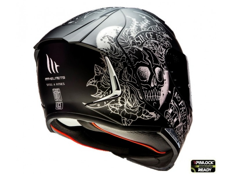 Casca integrala MT Revenge 2 Skull&Rose A1 negru mat Casca integrala MT Revenge 2 Skull&Rose A1 negru mat