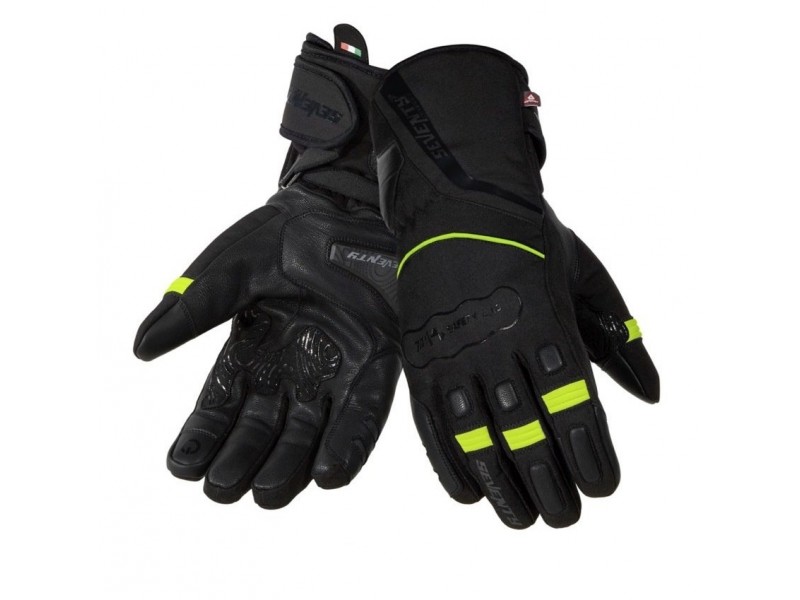 Manusi barbati Touring iarna Seventy model SD-T7 Gobi negru/galben fluor