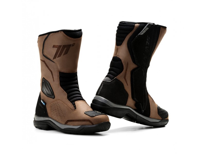 Ghete moto Touring Unisex Seventy model SD-BT13 culoare: maro