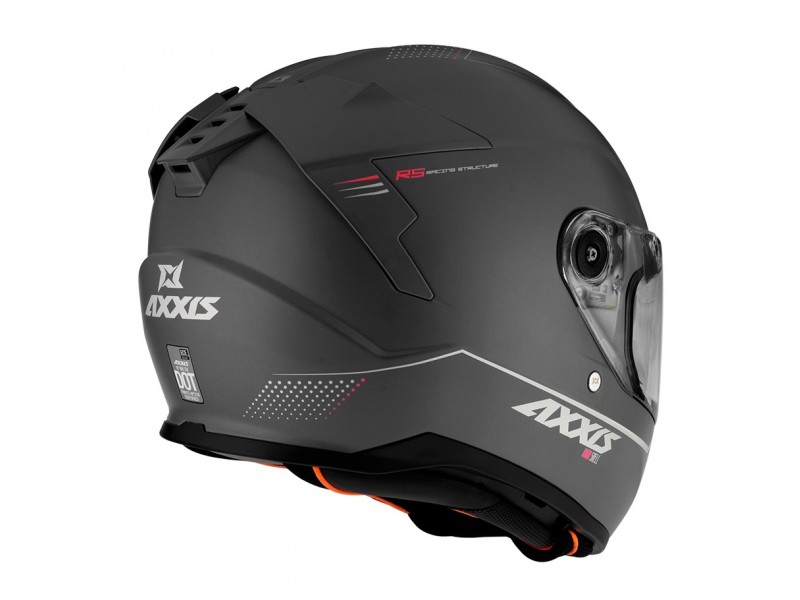 Casca integrala Axxis Hawk SV A2 titanium mat (ochelari soare integrati) - tip viziera: MT-V-31