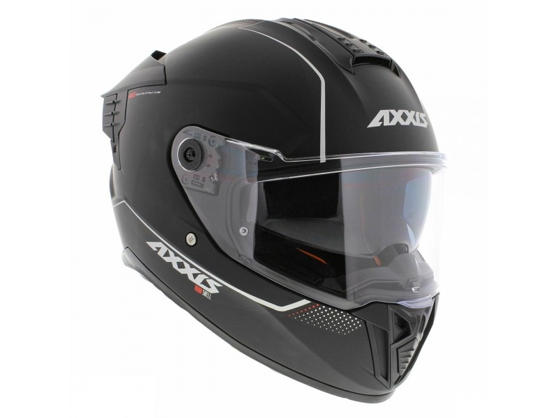 Casca integrala Axxis Hawk SV A1 negru mat (ochelari soare integrati) - tip viziera: MT-V-31