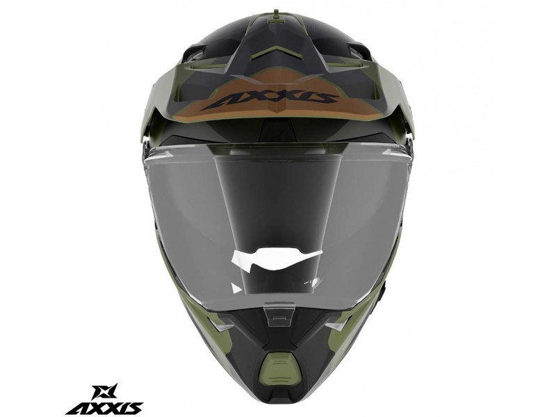 Casca adventure/touring/off road Axxis model Wolf DS Hydra B6 verde mat - tip viziera: MT-V-20 Casca adventure/touring/off road Axxis model Wolf DS Hydra B6 verde mat - tip viziera: MT-V-20