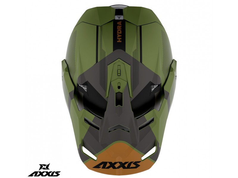 Casca adventure/touring/off road Axxis model Wolf DS Hydra B6 verde mat - tip viziera: MT-V-20 Casca adventure/touring/off road Axxis model Wolf DS Hydra B6 verde mat - tip viziera: MT-V-20
