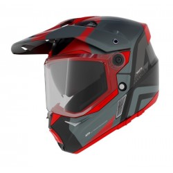 Casca adventure/touring/off road Axxis model Wolf DS Hydra B5 rosu mat - tip viziera: MT-V-20