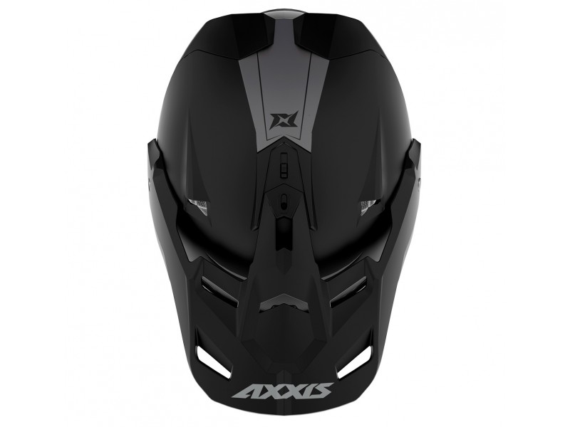 Casca adventure/touring/off road Axxis model Wolf DS A1 negru mat – tip viziera: MT-V-20