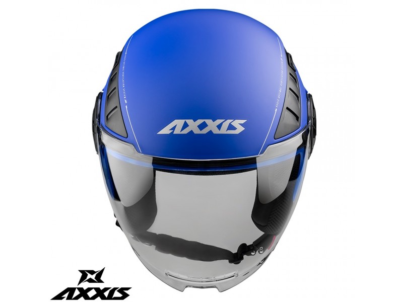 Casca Axxis model Metro A7 albastru mat (open face) - tip viziera: MT-V-26B Casca Axxis model Metro A7 albastru mat (open face) - tip viziera: MT-V-26B