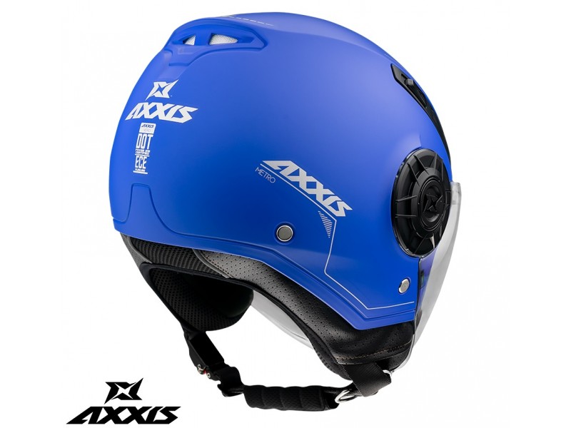 Casca Axxis model Metro A7 albastru mat (open face) - tip viziera: MT-V-26B Casca Axxis model Metro A7 albastru mat (open face) - tip viziera: MT-V-26B