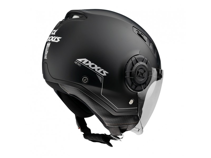Casca Axxis model Metro A1 negru lucios (open face) - tip viziera: MT-V-26B
