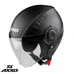 Casca Axxis model Metro A1 negru lucios (open face) - tip viziera: MT-V-26B