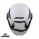 Casca Axxis model Metro A0 alb lucios (open face) - tip viziera: MT-V-26B