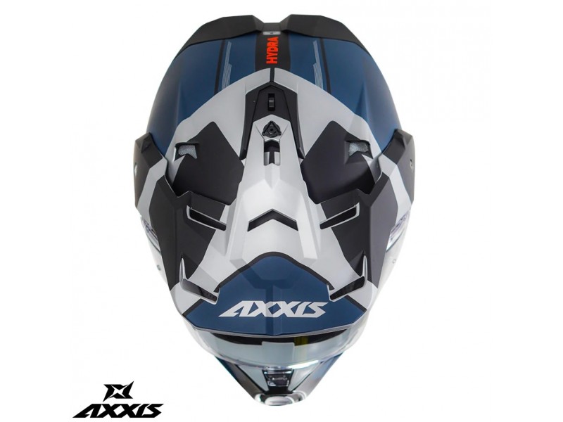 Casca adventure/touring/off road Axxis model Wolf DS Hydra C17 albastru mat - tip viziera: MT-V-20 Casca adventure/touring/off road Axxis model Wolf DS Hydra C17 albastru mat - tip viziera: MT-V-20