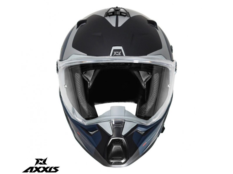 Casca adventure/touring/off road Axxis model Wolf DS Hydra C17 albastru mat - tip viziera: MT-V-20 Casca adventure/touring/off road Axxis model Wolf DS Hydra C17 albastru mat - tip viziera: MT-V-20