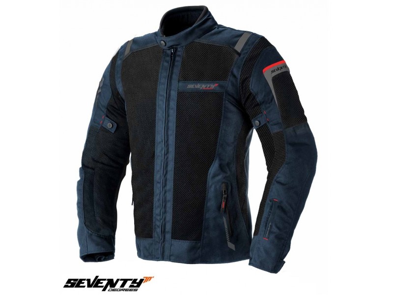 Geaca (jacheta) motociclete barbati Touring Seventy vara model SD-JT56 culoare: albastru/negru Geaca (jacheta) motociclete barbati Touring Seventy vara model SD-JT56 culoare: albastru/negru