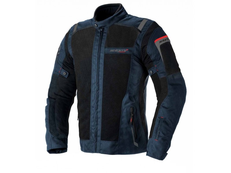 Geaca (jacheta) motociclete barbati Touring Seventy vara model SD-JT56 culoare: albastru/negru Geaca (jacheta) motociclete barbati Touring Seventy vara model SD-JT56 culoare: albastru/negru