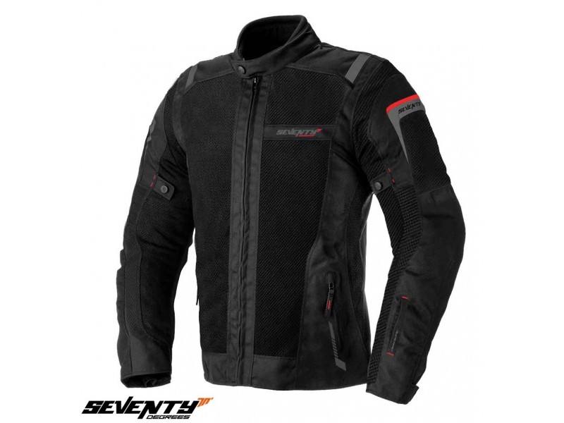 Geaca (jacheta) motociclete barbati Touring Seventy vara model SD-JT56 culoare: negru