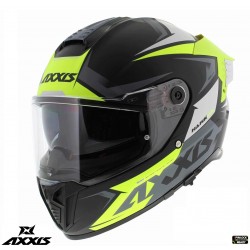 Casca integrala Axxis Hawk SV Judge B3 galben fluor mat negru mat (ochelari soare integrati) - tip viziera: MT-V-31