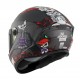 Casca integrala Axxis model Draken S Horrorland A2 titanium mat - tip viziera: MT-V-18C