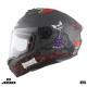 Casca integrala Axxis model Draken S Horrorland A2 titanium mat - tip viziera: MT-V-18C