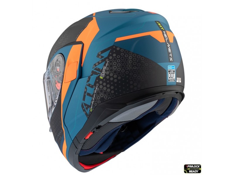 Casca modulabila MT Atom SV Adventure B7 albastru mat Pinlock ready – tip MT-V-16 Casca modulabila MT Atom SV Adventure B7 albastru mat Pinlock ready – tip MT-V-16