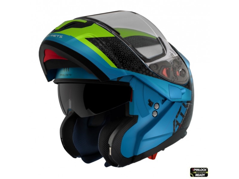 Casca modulabila MT Atom SV Adventure A7 albastru lucios Pinlock ready – tip MT-V-16 Casca modulabila MT Atom SV Adventure A7 albastru lucios Pinlock ready – tip MT-V-16