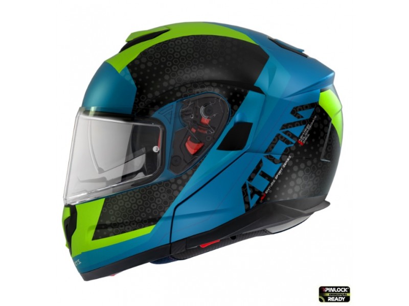 Casca modulabila MT Atom SV Adventure A7 albastru lucios Pinlock ready – tip MT-V-16 Casca modulabila MT Atom SV Adventure A7 albastru lucios Pinlock ready – tip MT-V-16