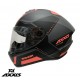 Casca integrala Axxis model Draken S Sonar B5 rosu deschis (roz) mat - tip viziera: MT-V-18C