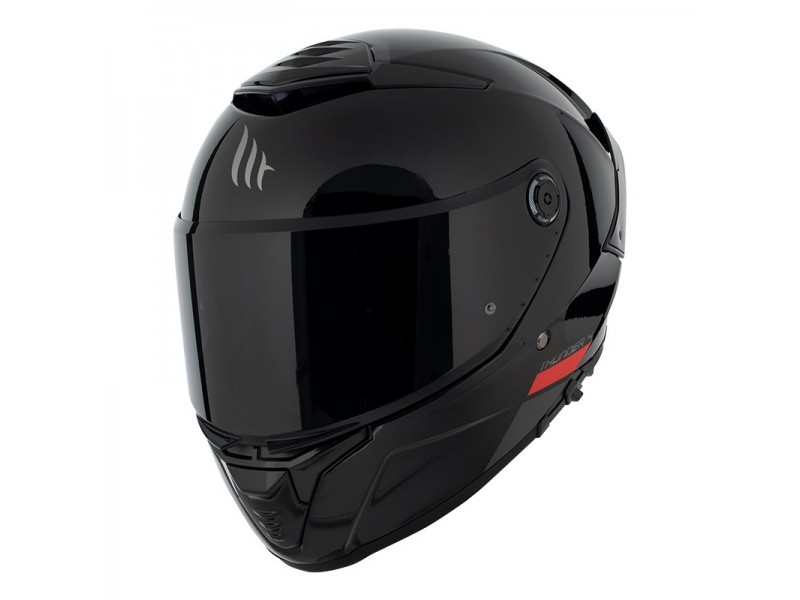Casca integrala MT Thunder 4 SV A1 negru lucios (ochelari soare integrati) - tip viziera MT-V-28B