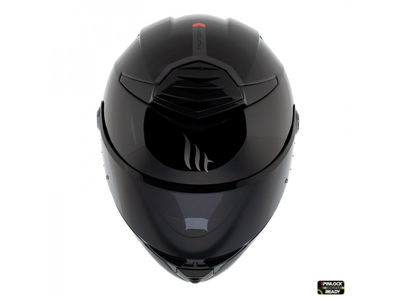 Casca integrala MT Thunder 4 SV A1 negru lucios (ochelari soare integrati) - tip viziera MT-V-28B