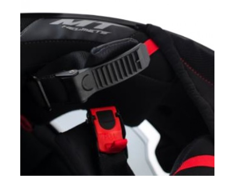 Casca integrala MT Thunder 4 SV A1 negru lucios (ochelari soare integrati) - tip viziera MT-V-28B