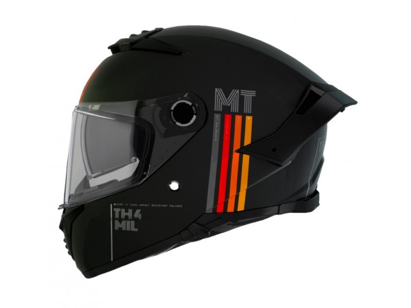 Casca integrala MT Thunder 4 SV MIL A11 negru mat (ochelari soare integrati) - tip viziera MT-V-28B