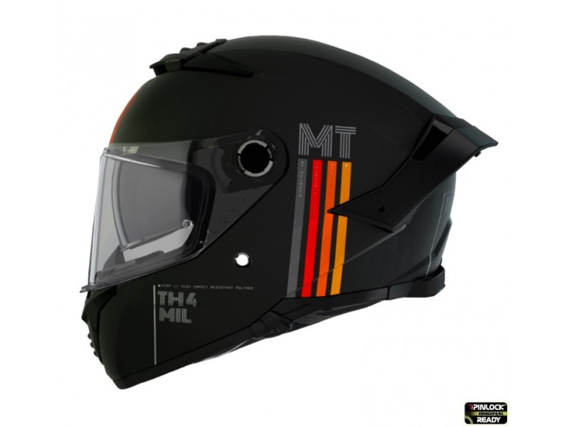 Casca integrala MT Thunder 4 SV MIL A11 negru mat (ochelari soare integrati) - tip viziera MT-V-28B