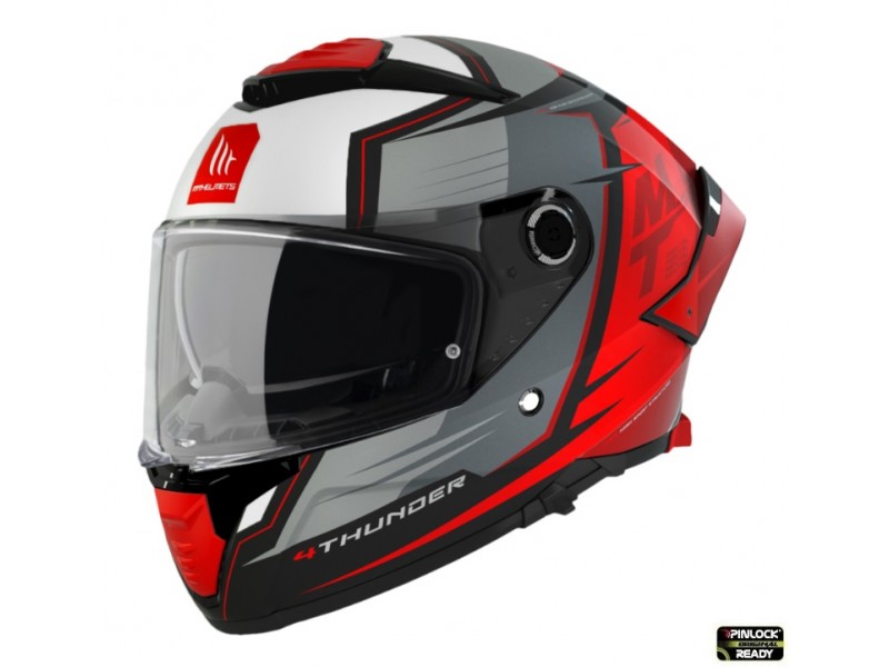 Casca integrala MT Thunder 4 SV Pental B5 rosu mat (ochelari soare integrati) - tip viziera MT-V-28B Casca integrala MT Thunder 4 SV Pental B5 rosu mat (ochelari soare integrati) - tip viziera MT-V-28B