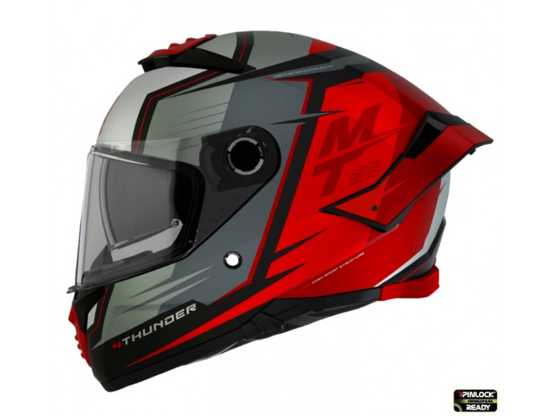 Casca integrala MT Thunder 4 SV Pental B5 rosu mat (ochelari soare integrati) - tip viziera MT-V-28B Casca integrala MT Thunder 4 SV Pental B5 rosu mat (ochelari soare integrati) - tip viziera MT-V-28B