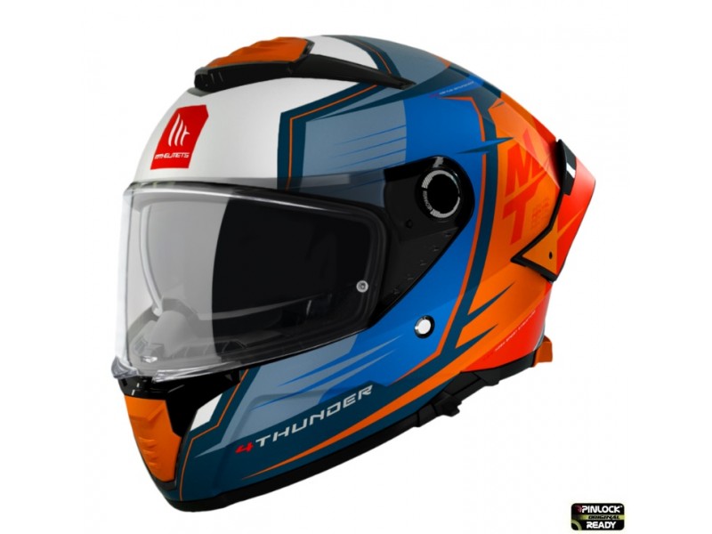 Casca integrala MT Thunder 4 SV Pental B4 portocaliu mat (ochelari soare integrati) - tip viziera MT-V-28B Casca integrala MT Thunder 4 SV Pental B4 portocaliu mat (ochelari soare integrati) - tip viziera MT-V-28B