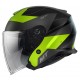 Casca open face MT Thunder III SV Jet Cooper A3 galben fluor mat (ochelari soare integrati) – tip MT-V-19